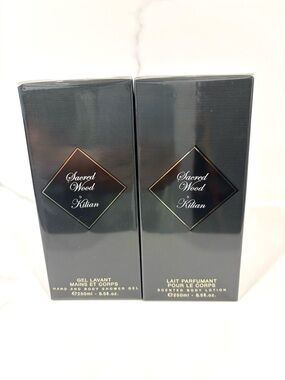 Kilian Sacred Wood Hand & Body Shower Gel and Body Lotion Set